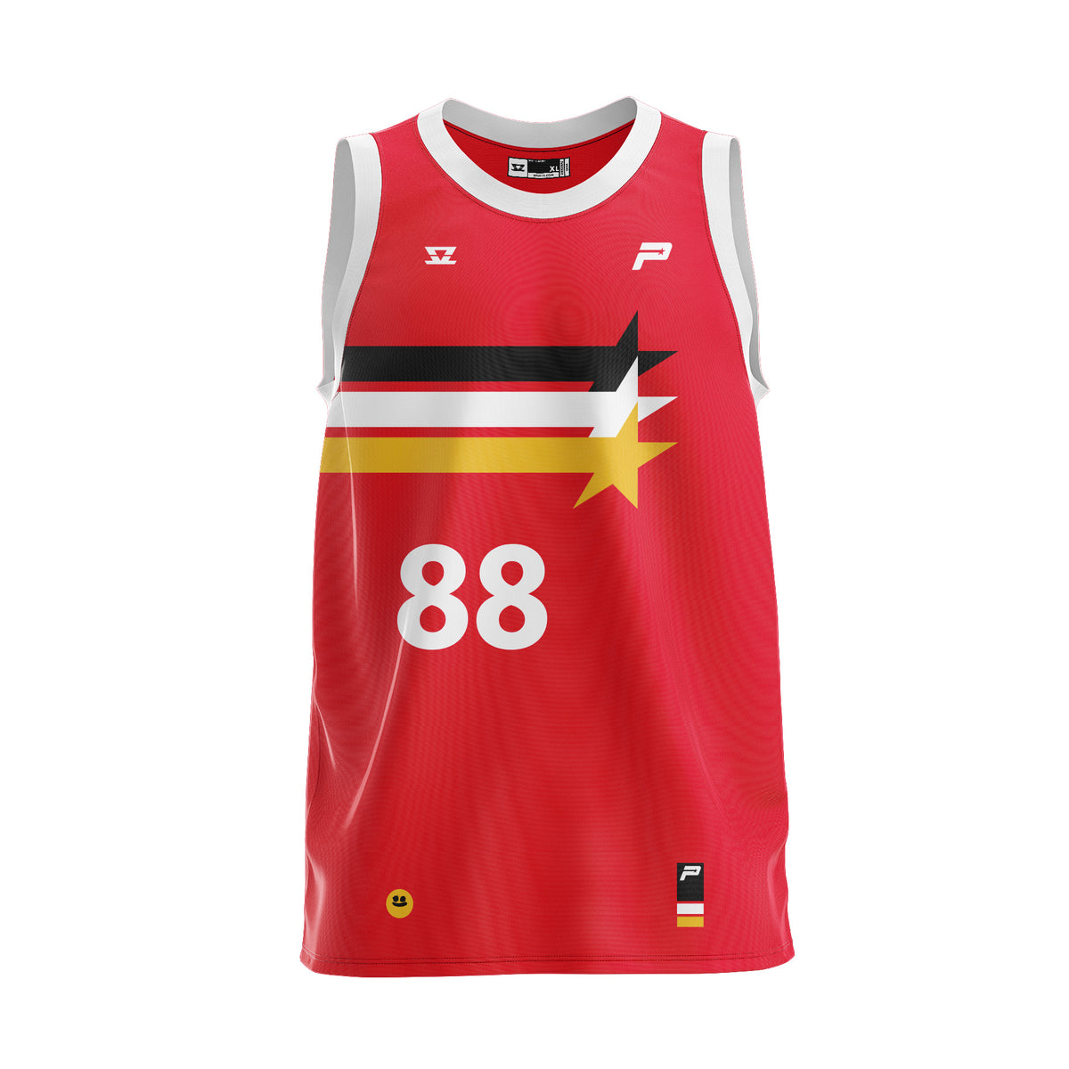 RTFSG Atlanta Premier - Skullz On-Demand Red Basketball Jersey L