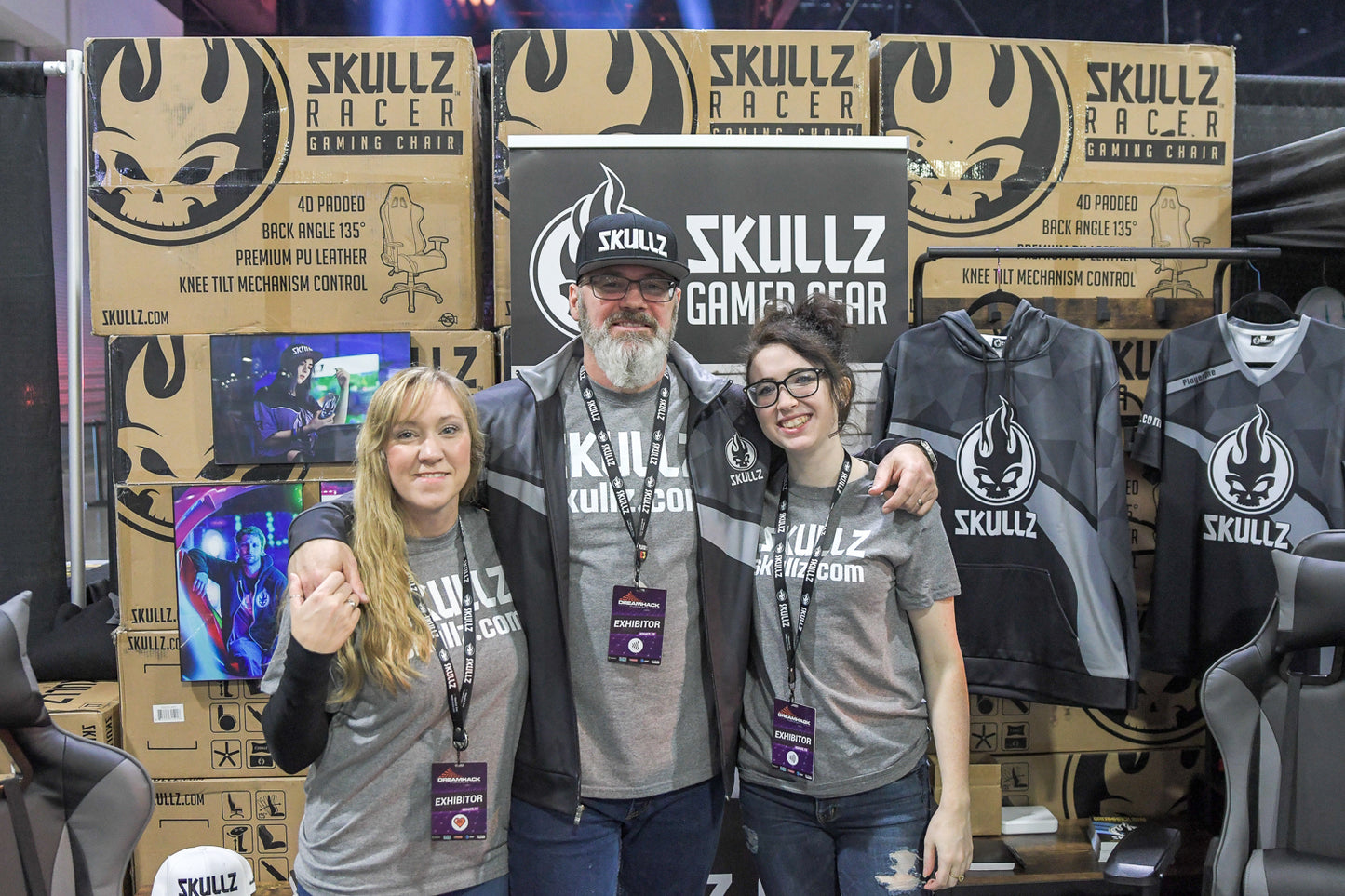 Skullz launches its new brand at Dreamhack Atlanta, 2019.