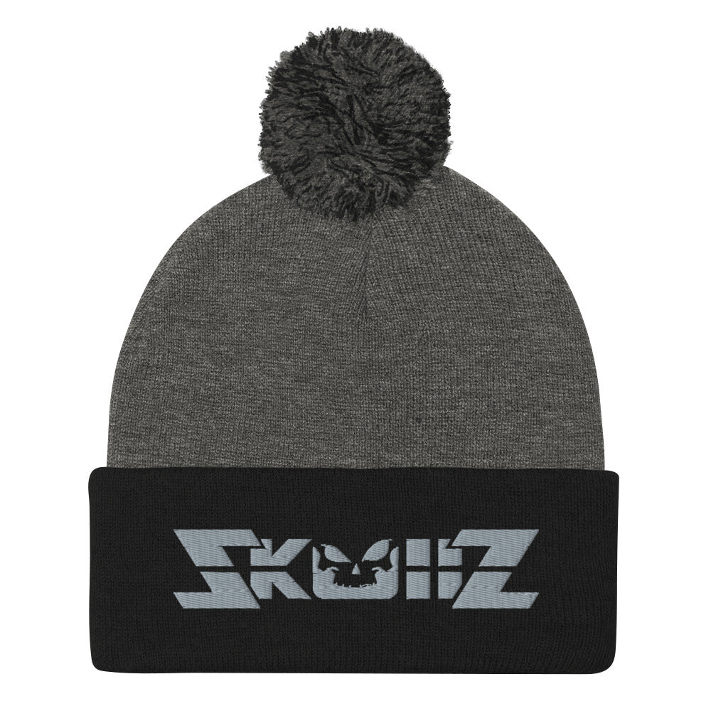 Skullz Pom-Pom Beanie