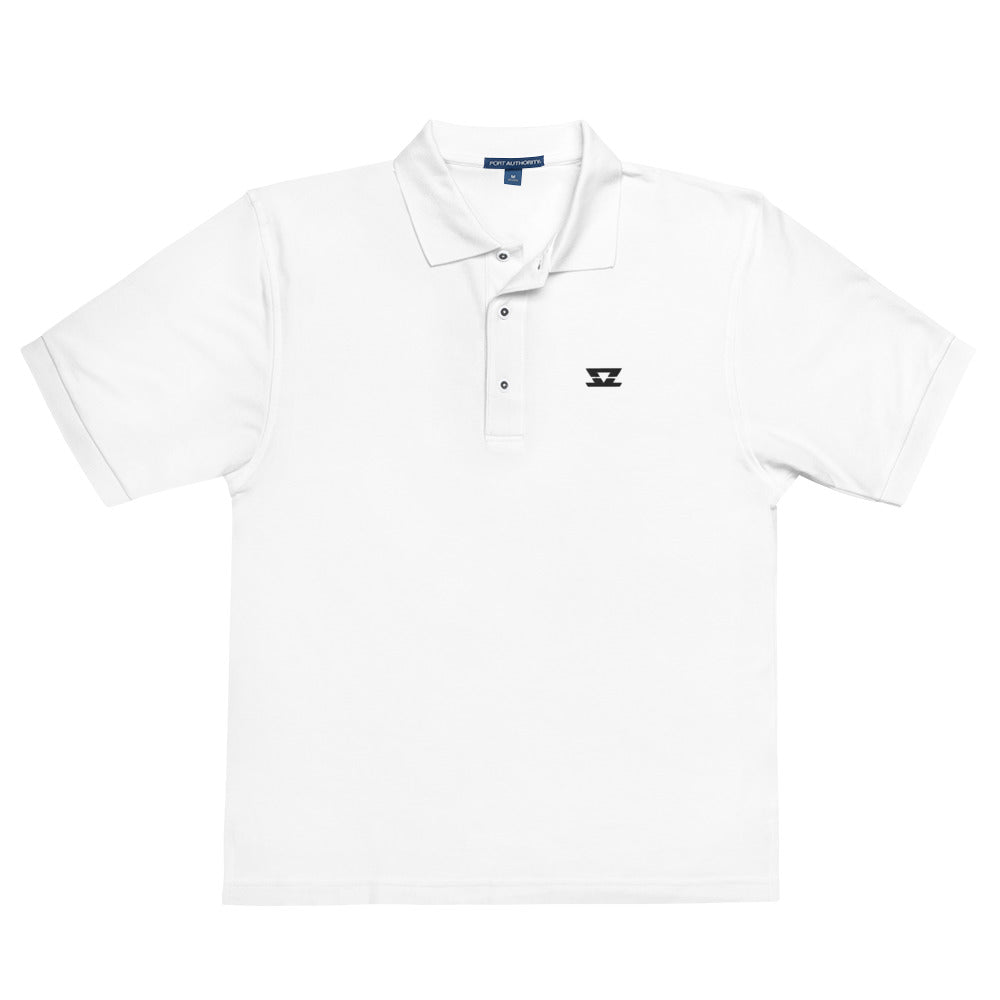 Skullz White Men's Premium Polo