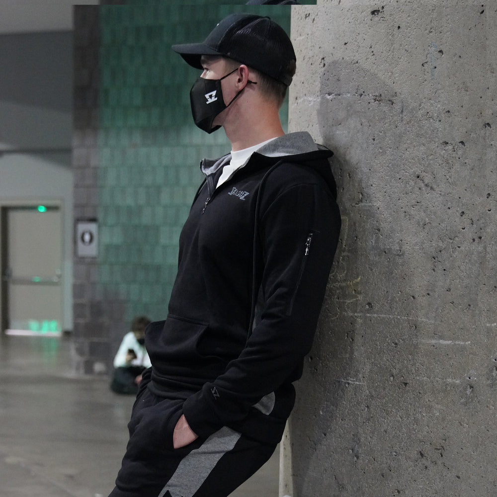 Skullz Street - Quarter Zip Ultra Soft Fleece Hoodie