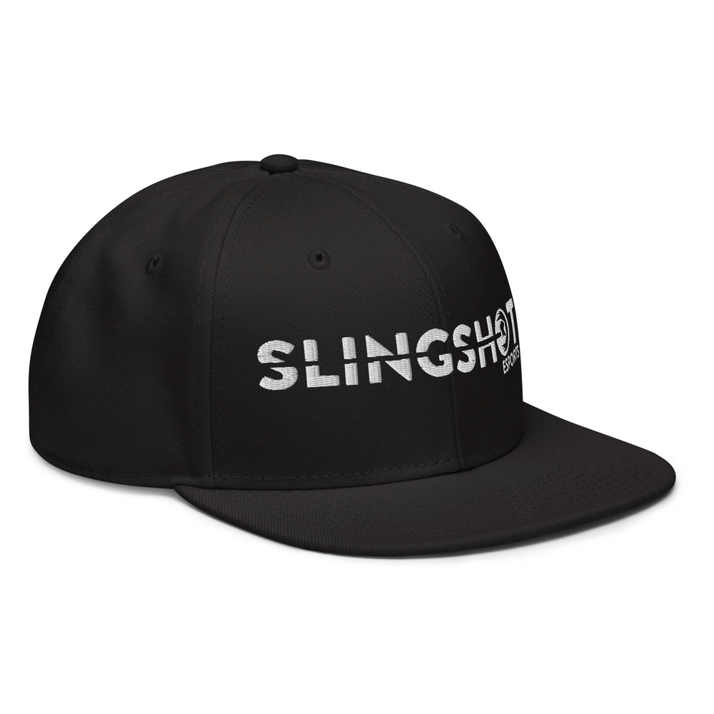 Slingshot - Black Snapback Hat