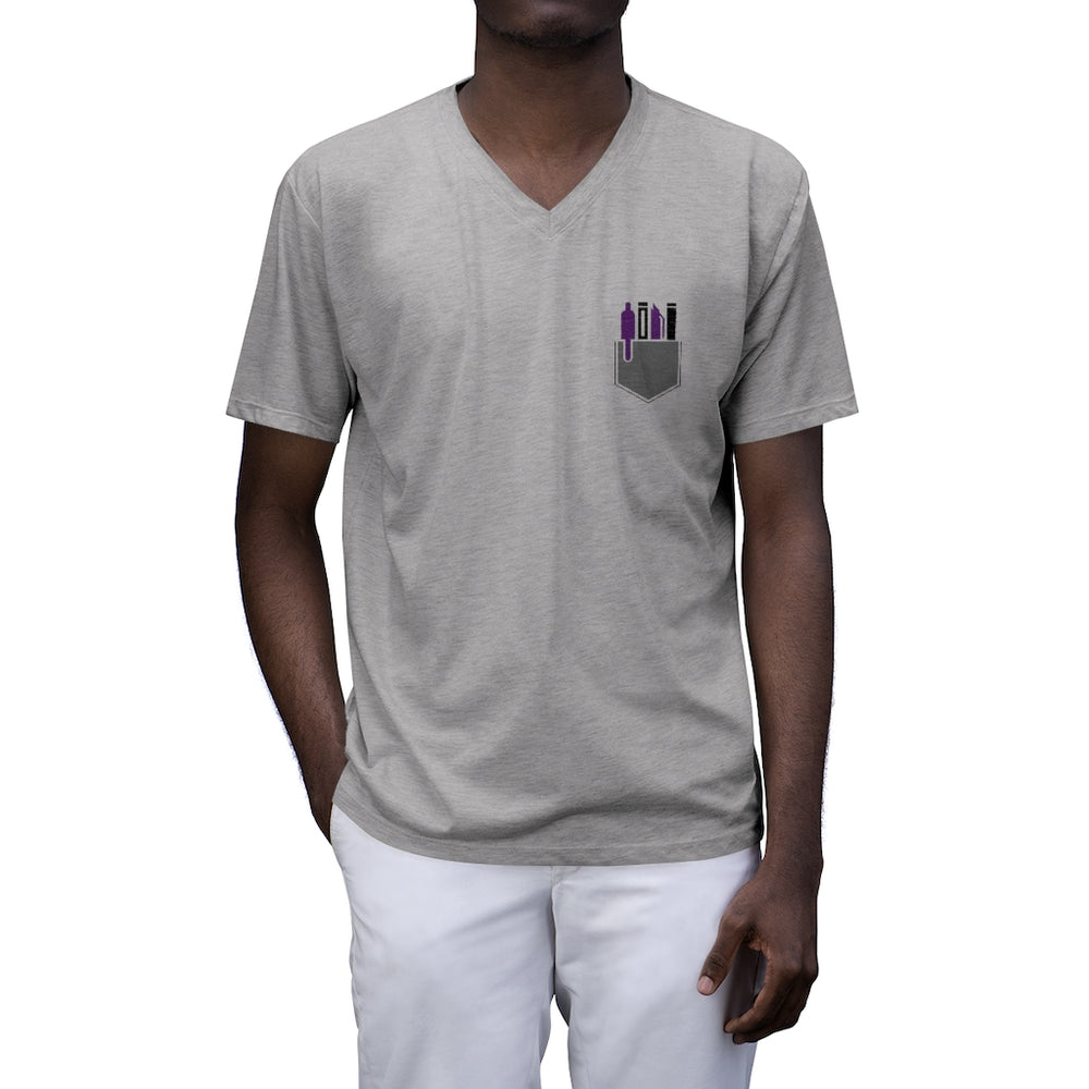 
                  
                    Swagged Out Nerds - Men's Tri-Blend V-Neck T-Shirt
                  
                