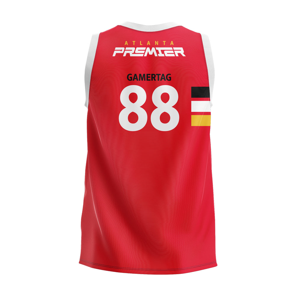 
                  
                    Atlanta Premier - Skullz On-Demand Red Basketball Jersey
                  
                