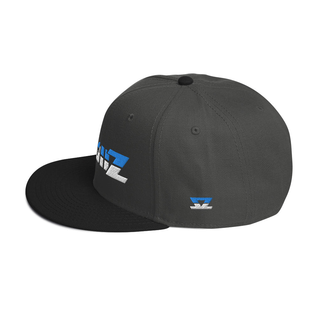 
                  
                    Skullz - Dark Snapback Hat Wigh Blue and White logo
                  
                