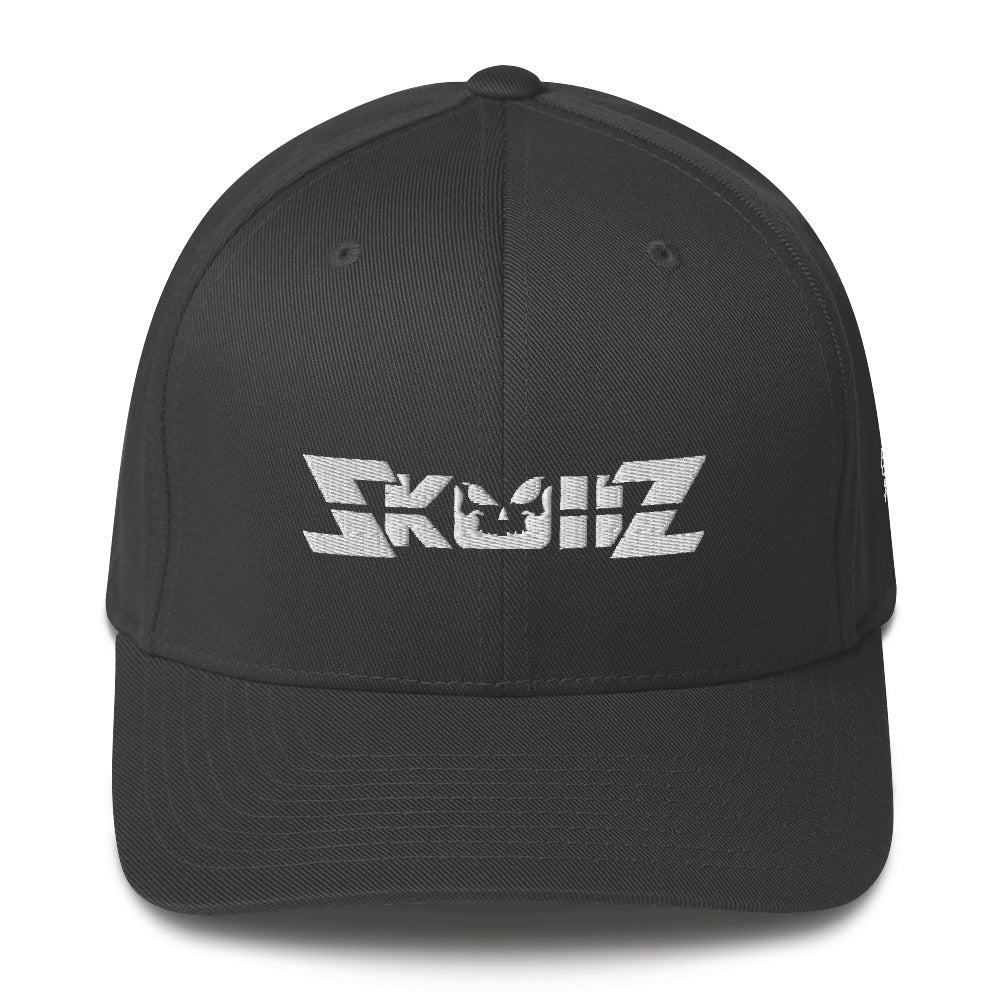 
                  
                    Skullz FlexFit Structured Twill Cap - White Logo
                  
                