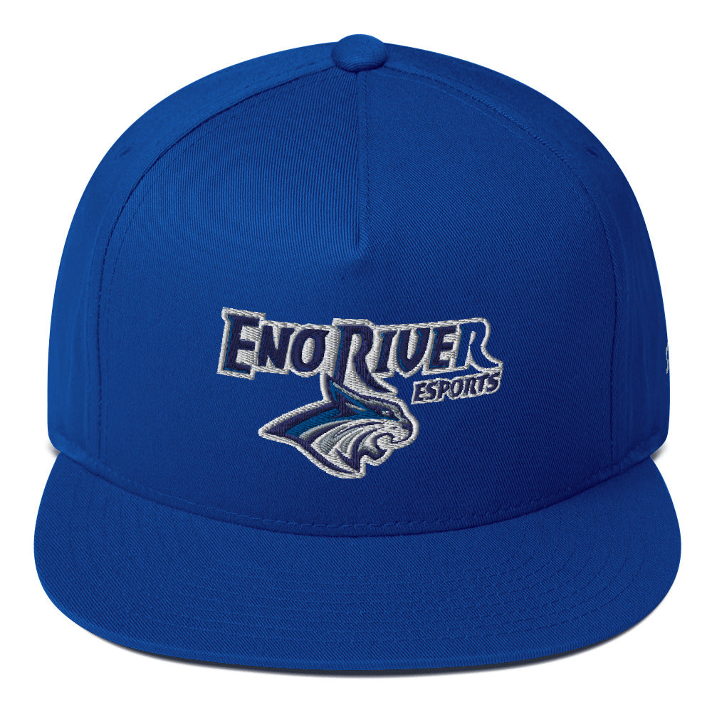 Eno River Academy - Flat Bill Cap Royal Blue