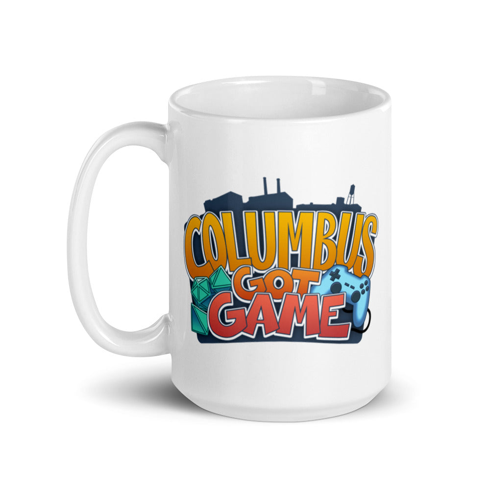 
                  
                    Columbus Got Game - White glossy mug
                  
                